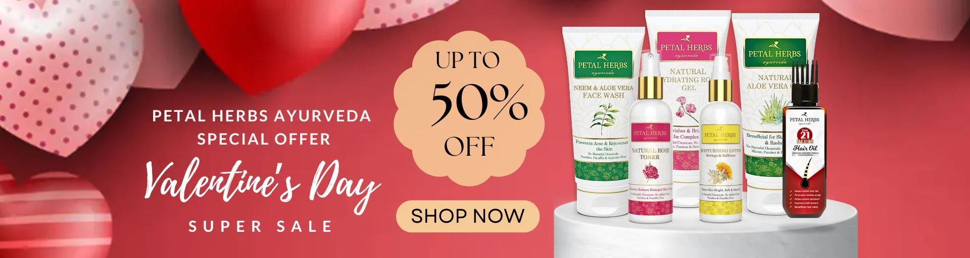 valentine offer-skin care products